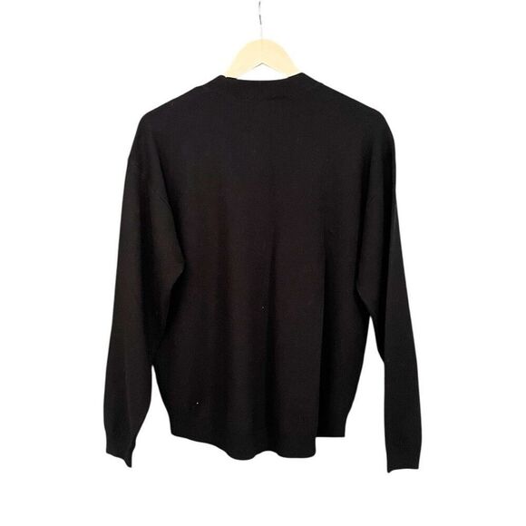 Ted Baker London Hazlie Beaded Sequin Sweater Black Silver M NWT - Picture 7 of 8